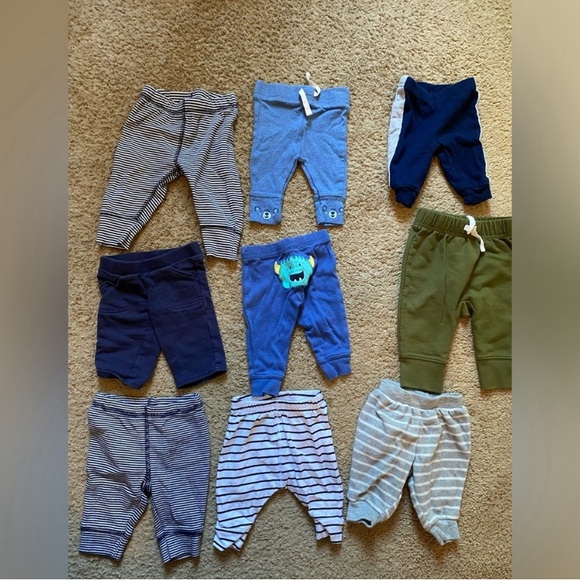 Carters newborn 3 months winter summer long and short sleeve onesies zip up  lot - Picture 3 of 5
